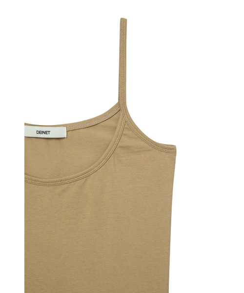 DEINET(ダイニット)の「DEINET BASIC SLEEVELESS IN BEIGE(Tシャツ/カットソー・レディース・その他・FREE)」の5枚目の写真