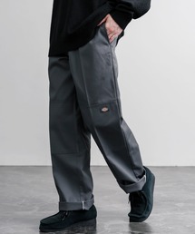 Dickies ディッキーズ 85283 Double Knee Work Pants Length32 ワンポイントロゴ刺繍ダブルニーツイルワイドストレートワークパンツ レングス32インチ