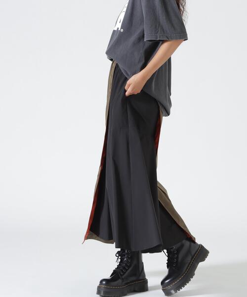 Risley(リズレー)の「Risley(リズレー) 別注ベルト付アシンメトリーフレアスカート(スカート・レディース・カーキ/ネイビー・F)」の15枚目の写真