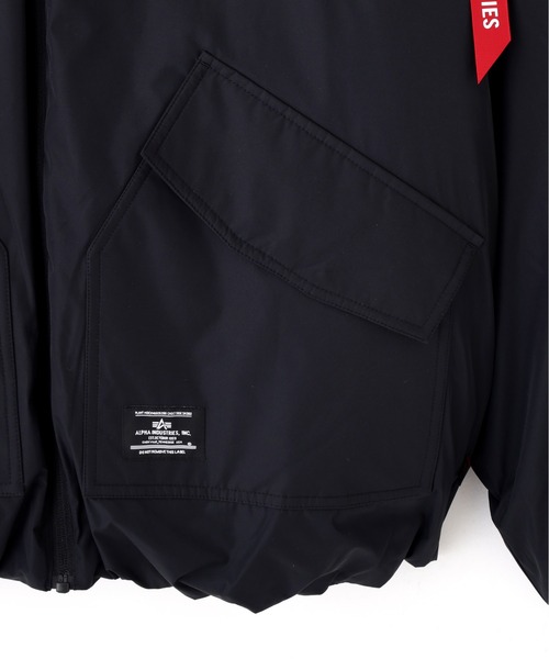 Alpha Industries(アルファインダストリーズ)の「Alpha Industries/アルファ インダストリーズ/LEE RELAXED FIT PUFFER/リー リラックスフィット パファー(ブルゾン・メンズ・ブラック・2XL/XL/L/M/S)」の7枚目の写真