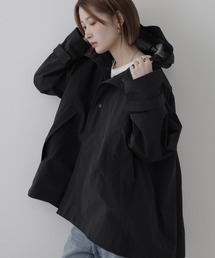 seeset フード付きギャザージャケット
