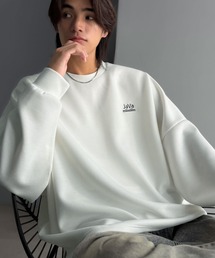 Java（ジャバ）の「《JaVaジャバコラボ》大人の”質”にこだわった、カジュアルここにあり。胸刺繍ダンボール素材ドルマンスリーブクルーネックTシャツ(長袖)（Tシャツ/カットソー）」