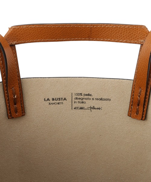 SALON adam et rope'（サロン アダム エ ロペ）の「【J'aDoRe・一部店舗限定】【ZANCHETTI（ザンケッティ）】LA BUSTA（ショルダーバッグ・レディース・オフホワイト/イエロー系その他3/オレンジ系その他3/グレー系その他/ブラック・FREE）」の12枚目の写真