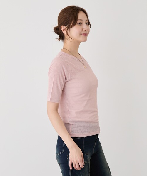 Jayro(ジャイロ)の「シアーテレコレイヤードトップス(Tシャツ/カットソー・レディース・ホワイト系その他2/チャコールグレー/ブラック系その他・M)」の18枚目の写真