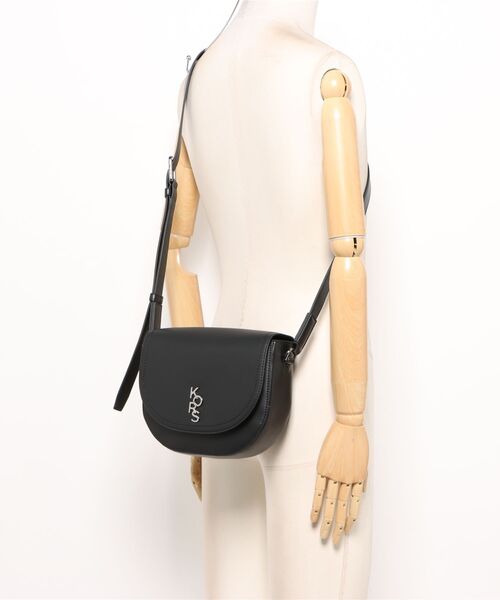 MICHAEL KORS(マイケルコース)の「KOLE MD SADDLE BAG(ショルダーバッグ・メンズ・ブラック・FREE)」の5枚目の写真