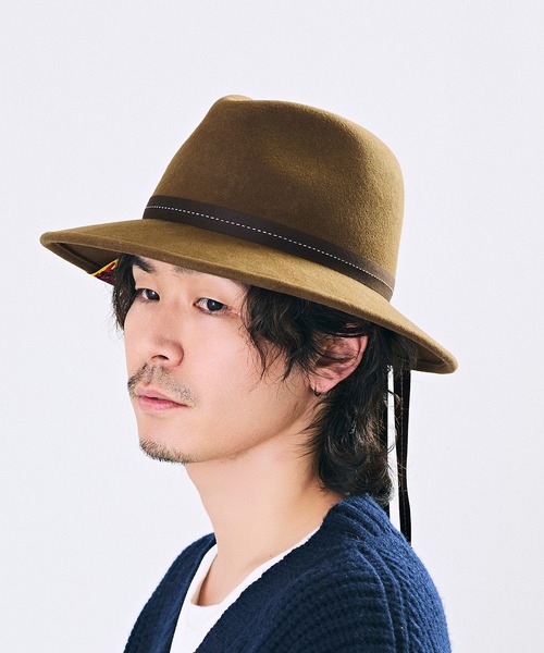CA4LA(カシラ)の「COW MOTIF WESTERN HAT(ハット・メンズ・ブラウン/ライトベージュ/ブラック・ONESIZE)」の8枚目の写真