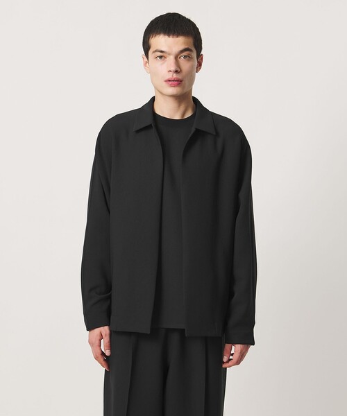 UNITED ARROWS & SONS by DAISUKE OBANA(ユナイテッドアローズアンドサンズバイダイスケオバナ)の「<D.O UNITED ARROWS BY DAISUKE OBANA>+10 D/SL SHIRT 26AW/シャツ(シャツ/ブラウス・メンズ・ブラック・S/XL/L/M)」の1枚目の写真