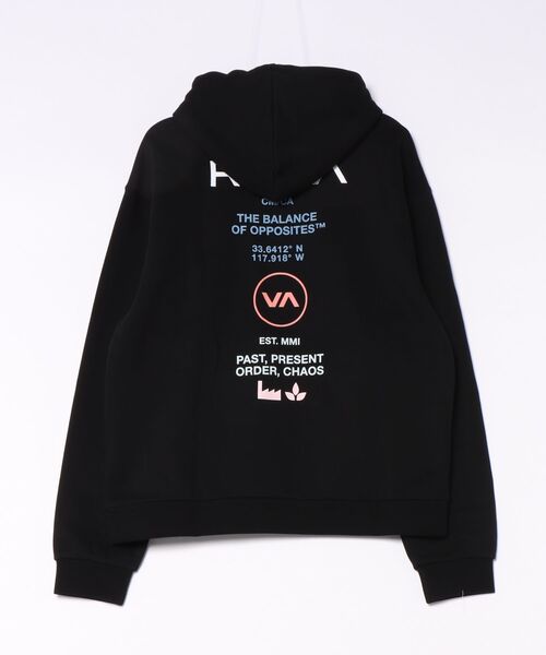 RVCA(ルーカ)の「RVCA ウィメンズ ALL HOODIE パーカー 【2026年秋冬モデル】(パーカー・レディース・ブラック/ヘザーグレー/ホワイト系その他・LARGE/MEDIUM/SMALL)」の4枚目の写真
