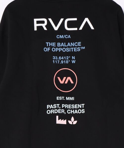 RVCA(ルーカ)の「RVCA ウィメンズ ALL HOODIE パーカー 【2026年秋冬モデル】(パーカー・レディース・ブラック/ヘザーグレー/ホワイト系その他・LARGE/MEDIUM/SMALL)」の5枚目の写真