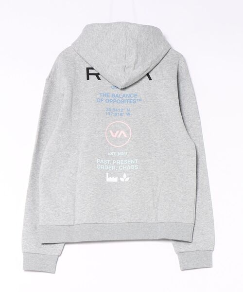 RVCA(ルーカ)の「RVCA ウィメンズ ALL HOODIE パーカー 【2026年秋冬モデル】(パーカー・レディース・ブラック/ヘザーグレー/ホワイト系その他・LARGE/MEDIUM/SMALL)」の6枚目の写真