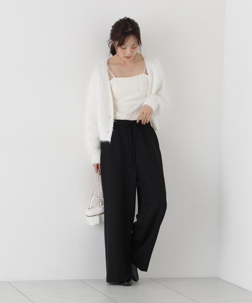 PROPORTION BODY DRESSING(プロポーションボディドレッシング)の「<a>フリルイージーパンツ / 1216230002(その他パンツ・レディース・オフホワイト/ブラック・MEDIUM/P/S)」の10枚目の写真