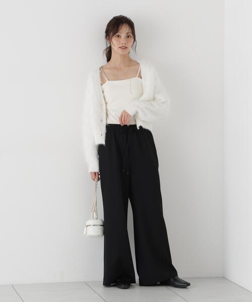PROPORTION BODY DRESSING(プロポーションボディドレッシング)の「<a>フリルイージーパンツ / 1216230002(その他パンツ・レディース・オフホワイト/ブラック・MEDIUM/P/S)」の11枚目の写真