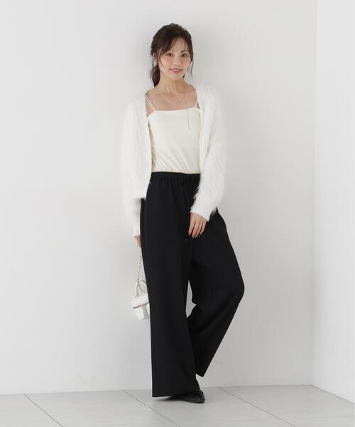 PROPORTION BODY DRESSING(プロポーションボディドレッシング)の「<a>フリルイージーパンツ / 1216230002(その他パンツ・レディース・オフホワイト/ブラック・MEDIUM/P/S)」の13枚目の写真