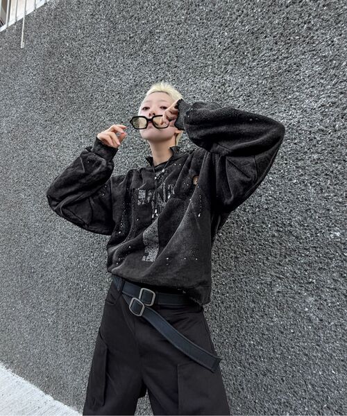 ROARINGRAD(ロアリングラド)の「クロスダメージスウェットシャツ グレー(スウェット・レディース・その他・MEDIUM/LARGE)」の14枚目の写真