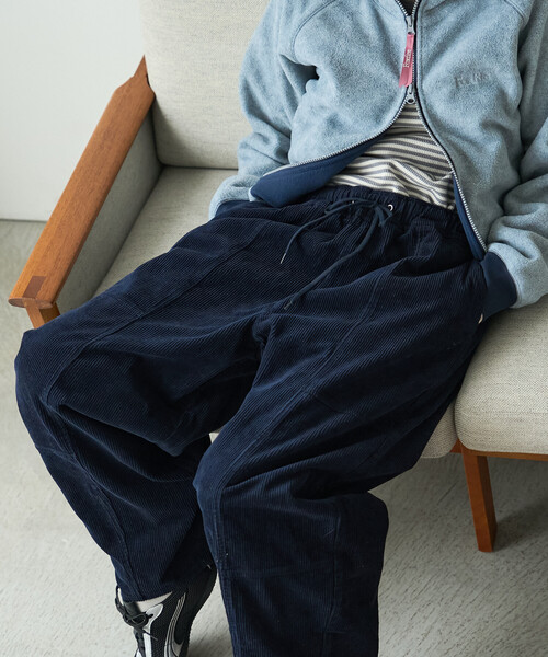 FREAK'S STORE(フリークスストア)の「コーデュロイバルーンパンツ(その他パンツ・レディース・ネイビー/ワイン/ベージュ/オフホワイト・MEDIUM/SMALL)」の3枚目の写真