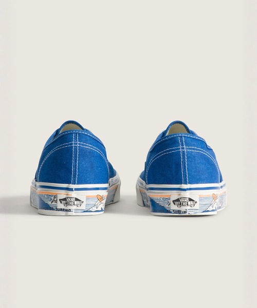 VANS(バンズ)の「オーセンティック / Authentic SIDEWALL PRINT CLASSIC BLUE VN000Z7410Z1(スニーカー・メンズ・ブルー・5/7/6.5/6/5.5)」の4枚目の写真