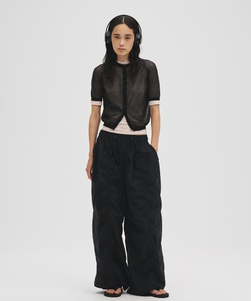 TODAYFUL（トゥデイフル）の「Sheer Fraice Tops（Tシャツ/カットソー・レディース・ライトグレー/インディゴブルー/アイボリー・FREE）」の10枚目の写真