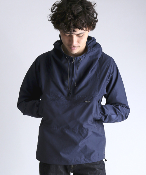 Denime(ドゥニーム)の「CN ANORAK PARKA/コットンナイロンアノラックパーカー(ブルゾン・メンズ・オリーブ/ネイビー/ベージュ/ホワイト・MEDIUM/LARGE/X-LARGE)」の4枚目の写真