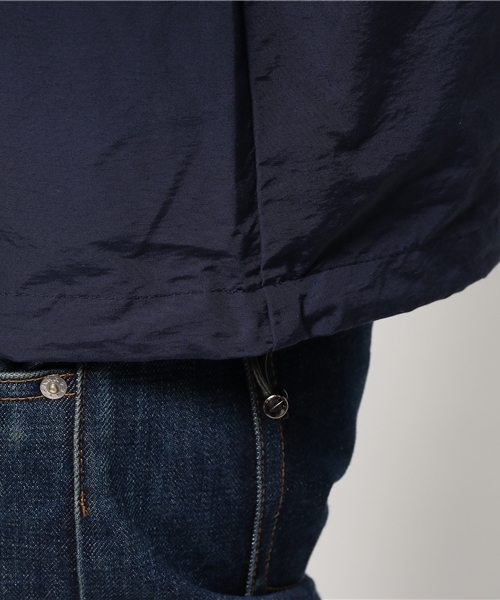 Denime(ドゥニーム)の「CN ANORAK PARKA/コットンナイロンアノラックパーカー(ブルゾン・メンズ・オリーブ/ネイビー/ベージュ/ホワイト・MEDIUM/LARGE/X-LARGE)」の6枚目の写真