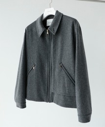 CULLNI（クルニ）の「【CULLNI】別注 Signature Melton Asymmetrical Layered Zip Up Blouson（ブルゾン）」