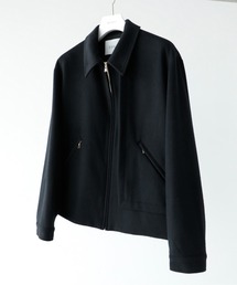 CULLNI（クルニ）の「【CULLNI】別注 Signature Melton Asymmetrical Layered Zip Up Blouson（ブルゾン）」
