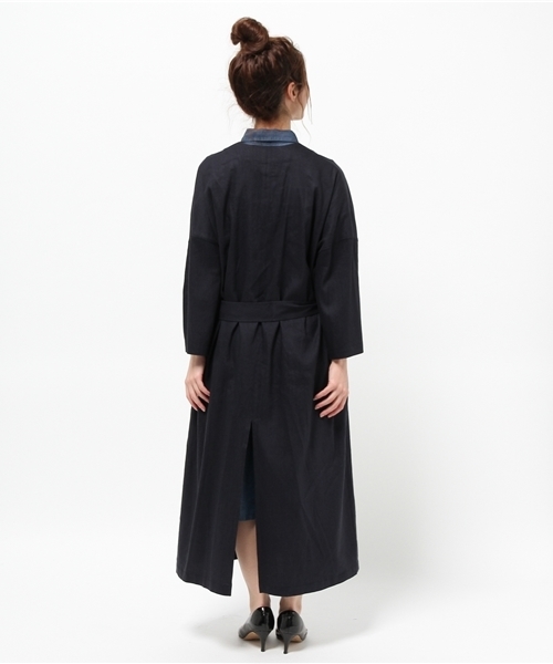 Abahouse Devinette（ドゥヴィネット）の「ストレッチコート（その他アウター・レディース・ネイビー/カーキ/ホワイト/オフホワイト・2）」の16枚目の写真