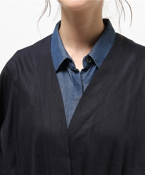 Abahouse Devinette（ドゥヴィネット）の「ストレッチコート（その他アウター・レディース・ネイビー/カーキ/ホワイト/オフホワイト・2）」の17枚目の写真