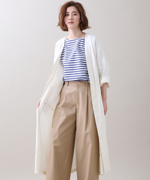 Abahouse Devinette（ドゥヴィネット）の「ストレッチコート（その他アウター・レディース・ネイビー/カーキ/ホワイト/オフホワイト・2）」の5枚目の写真