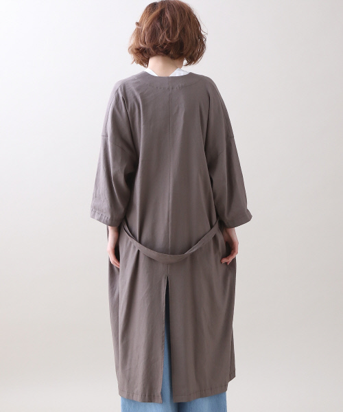 Abahouse Devinette（ドゥヴィネット）の「ストレッチコート（その他アウター・レディース・ネイビー/カーキ/ホワイト/オフホワイト・2）」の8枚目の写真