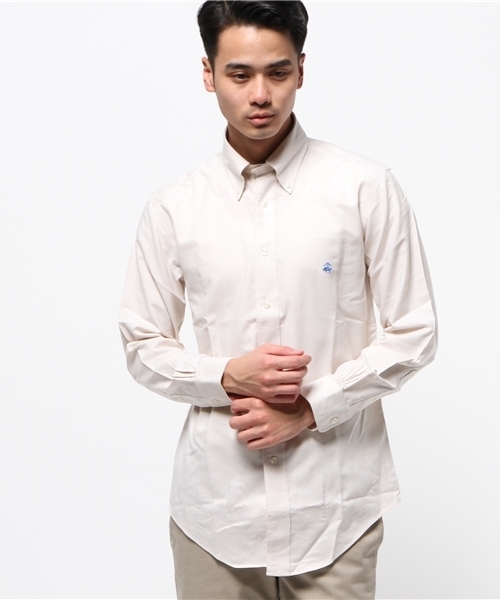 BROOKS BROTHERS（ブルックスブラザーズ）の「スーピマコットン GF カジュアルシャツ Regent Fit 【ノンアイロン（綿100％）/BROOKSCOOL】（シャツ/ブラウス・メンズ・ライトベージュ/ライトブルー/アクア/レッド・X-SMALL/SMALL/LARGE/MEDIUM）」の16枚目の写真