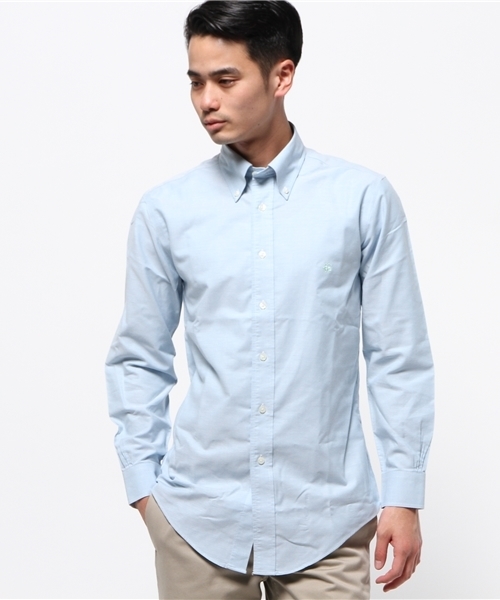 BROOKS BROTHERS（ブルックスブラザーズ）の「スーピマコットン GF カジュアルシャツ Regent Fit 【ノンアイロン（綿100％）/BROOKSCOOL】（シャツ/ブラウス・メンズ・ライトベージュ/ライトブルー/アクア/レッド・X-SMALL/SMALL/LARGE/MEDIUM）」の17枚目の写真