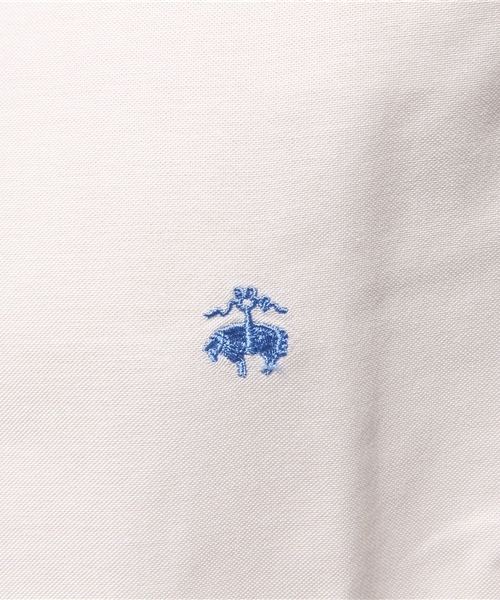 BROOKS BROTHERS（ブルックスブラザーズ）の「スーピマコットン GF カジュアルシャツ Regent Fit 【ノンアイロン（綿100％）/BROOKSCOOL】（シャツ/ブラウス・メンズ・ライトベージュ/ライトブルー/アクア/レッド・X-SMALL/SMALL/LARGE/MEDIUM）」の10枚目の写真