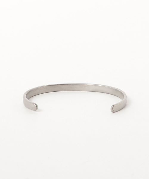 Vaya Con Dios（ヴァヤコンディオス）の「【VayaConDios/ヴァヤコンディオス】ステンレス製スリムネイティブバングル（バングル/リストバンド・メンズ・シルバー/ブラック/アンティークシルバー・FREE）」の4枚目の写真