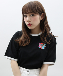 PUNYUS | 着物CATショート丈T(Tシャツ/カットソー)