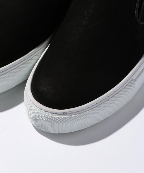 Amb（エーエムビー）の「＜Amb＞ LEATHER SLIP-ON/スニーカー◆（スリッポン・メンズ・ブラック・42/41/40/39）」の6枚目の写真