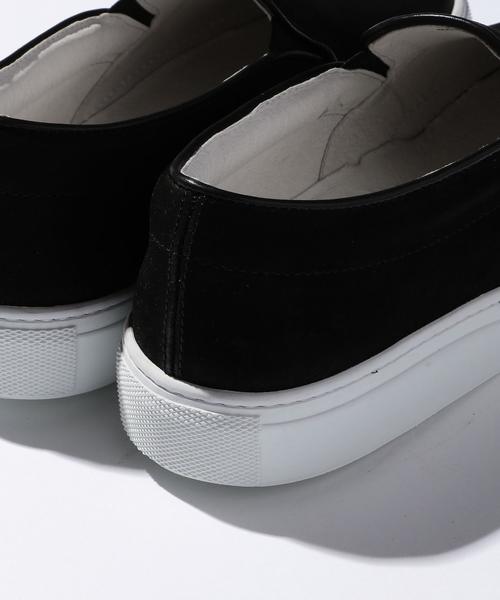 Amb（エーエムビー）の「＜Amb＞ LEATHER SLIP-ON/スニーカー◆（スリッポン・メンズ・ブラック・42/41/40/39）」の7枚目の写真