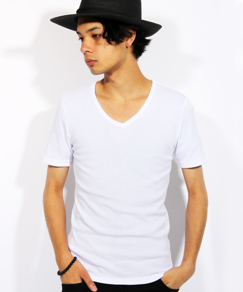 セール Vネック無地半袖tシャツ Tシャツ カットソー ８ Eight エイト のファッション通販 Zozotown