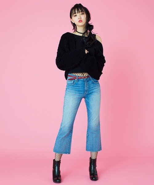 WEGO(ウィゴー)の「WEGO/アミタイツ(タイツ/ストッキング・レディース・ブラック/ホワイト・FREE)」の5枚目の写真