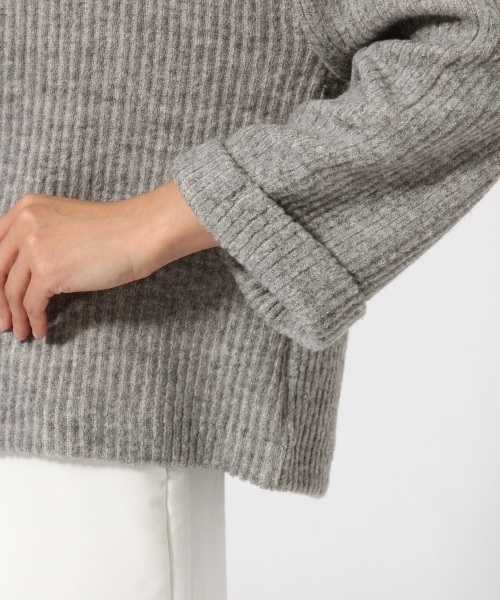 GLOBAL WORK（グローバルワーク）の「キモウテレコワイドプルオーバー長袖/742123（Tシャツ/カットソー・レディース・ブルー/グレー/ライトベージュ/ブラック・LARGE/SMALL/MEDIUM）」の5枚目の写真