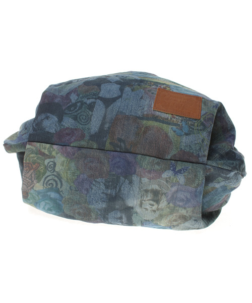 CL/LOVE&ROSE総柄デニムギャザーバッグ