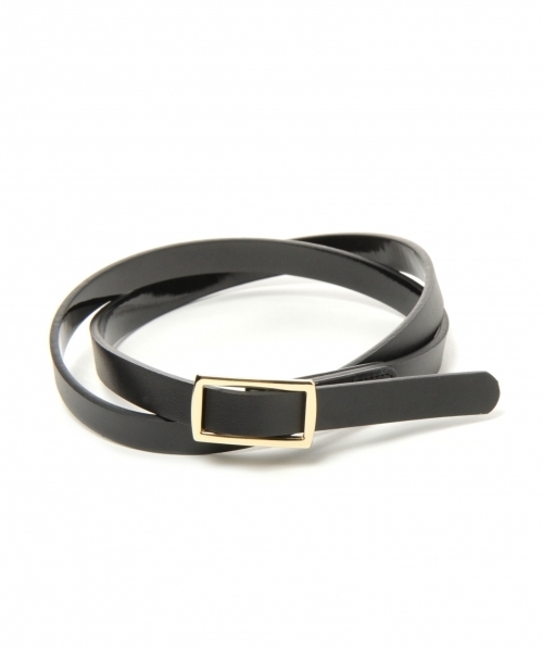 LEPSIM（レプシィム）の「【リバーシブルで使える！】ピンレスリバーシブルホソベルトSS　745533（ベルト・レディース・ホワイト×シルバー/ブラック×ブラック/グレー系その他・ONE SIZE）」の5枚目の写真