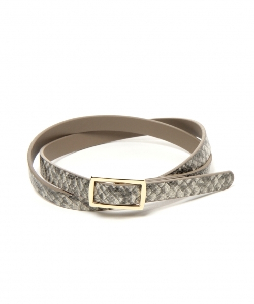 LEPSIM（レプシィム）の「【リバーシブルで使える！】ピンレスリバーシブルホソベルトSS　745533（ベルト・レディース・ホワイト×シルバー/ブラック×ブラック/グレー系その他・ONE SIZE）」の6枚目の写真