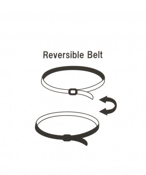 LEPSIM（レプシィム）の「【リバーシブルで使える！】ピンレスリバーシブルホソベルトSS　745533（ベルト・レディース・ホワイト×シルバー/ブラック×ブラック/グレー系その他・ONE SIZE）」の12枚目の写真