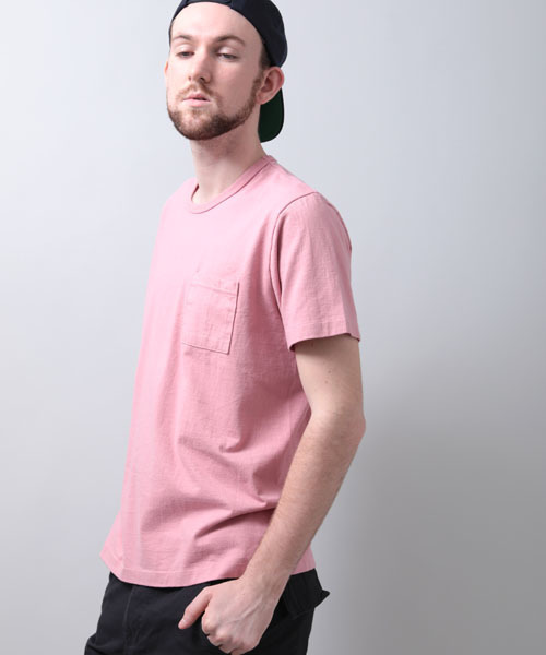 Denime（ドゥニーム）の「【MadeInJapan】BASIC CUTSEW/ベーシックカットソーポケT （Tシャツ/カットソー・メンズ・ホワイト/杢グレー/ピンク/ブラック/ライトブラウン/ネイビー/カーキ・LARGE/MEDIUM/SMALL/X-LARGE）」の20枚目の写真