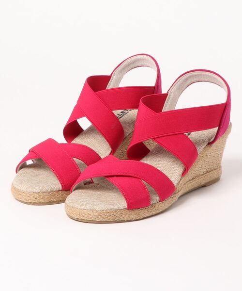 KOBE LETTUCE（コウベレタス）の「7cmウェッジソールクロスゴムジュートサンダル（サンダル・レディース・ブラック系その他/シルバー/ブラック/カーキ/ピンク/パイソン/ベージュ/ブラック系その他2/オレンジ/ベージュ系その他/グレイッシュベージュ/ブルー系その他/シルバー系その他/その他1/ブルー系その他2/ブラック系その他4/ブラック系その他3/ベージュ系その他2/ベージュ系その他3/ゴールド/ローズ/ブラウン系その他2/ブラウン系その他/ブルー系その他3/ブラウン/ブラック系/ネイビー系・M/L/S/LL）」の21枚目の写真