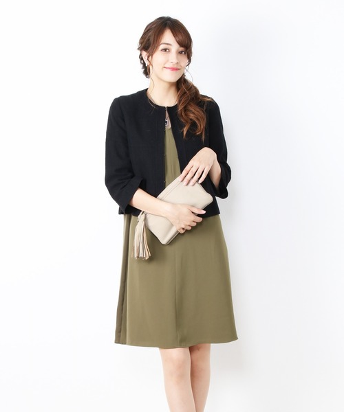 mieno（ミエノ）の「[mieno] spira タッセル付き 牛革レザー ショルダーバッグ（ショルダーバッグ・レディース・ブルー/モカ/レッド/ブラック/アイボリー/ウッド/ライトベージュ/キャメル/ベージュ系その他/ブルー系その他/イエロー系その他/ブラック系その他/グレー系その他・FREE）」の2枚目の写真