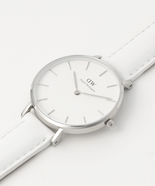 Daniel Wellington（ダニエルウェリントン）の「Daniel Wellington ダニエル・ウェリントン CLASSIC PETITE BONDAI クラシック ペティット ボンダイ 32mm（アナログ腕時計・メンズ・ホワイト×シルバー/ホワイト×ゴールド・FREE）」の3枚目の写真