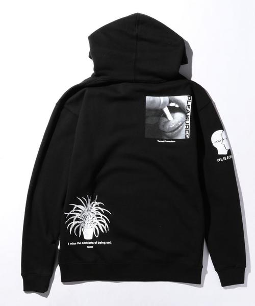 PLEASURES(プレジャー)の「<PLEASURES> ALIVE HOODY/パーカ(パーカー・メンズ・ブラック・X-LARGE/LARGE/MEDIUM)」の2枚目の写真