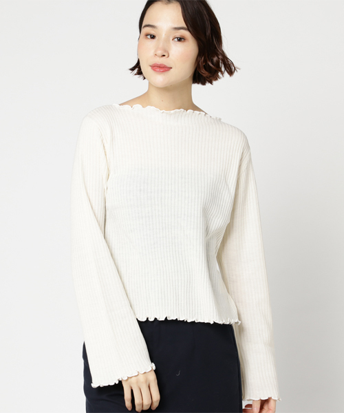 E Hyphen World Gallery イーハイフンワールドギャラリー の リブメローニットプルオーバー ニット セーター Wear