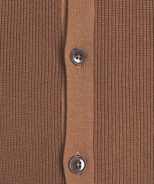 UNITED ARROWS（ユナイテッドアローズ）の「UASB アクリル コットン アゼ クルーネック カーディガン（ニット/セーター・メンズ・ブラック/ブラウン/ホワイト・SMALL/X-LARGE/MEDIUM/LARGE）」の19枚目の写真